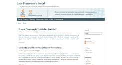 Desktop Screenshot of javaframework.org